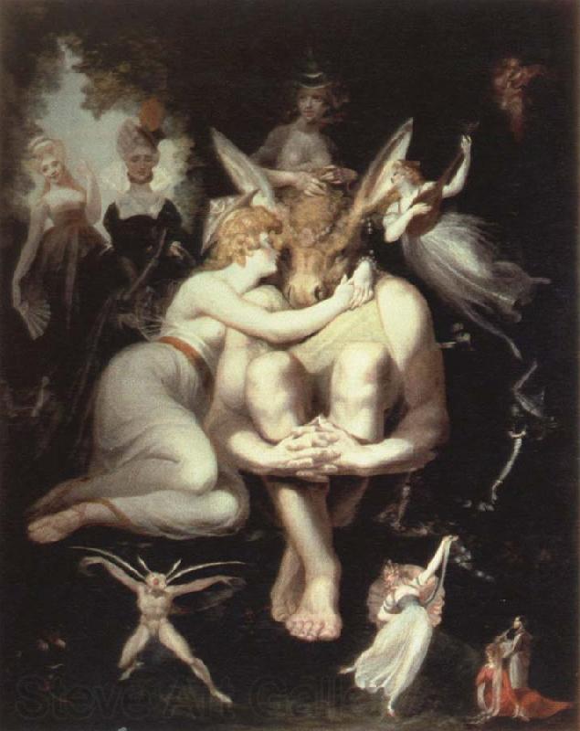 Henry Fuseli titania awakes,surrounded by attendant fairies Germany oil painting art
